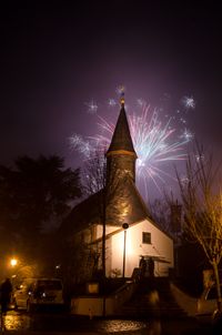 Kirche Feuerwerk